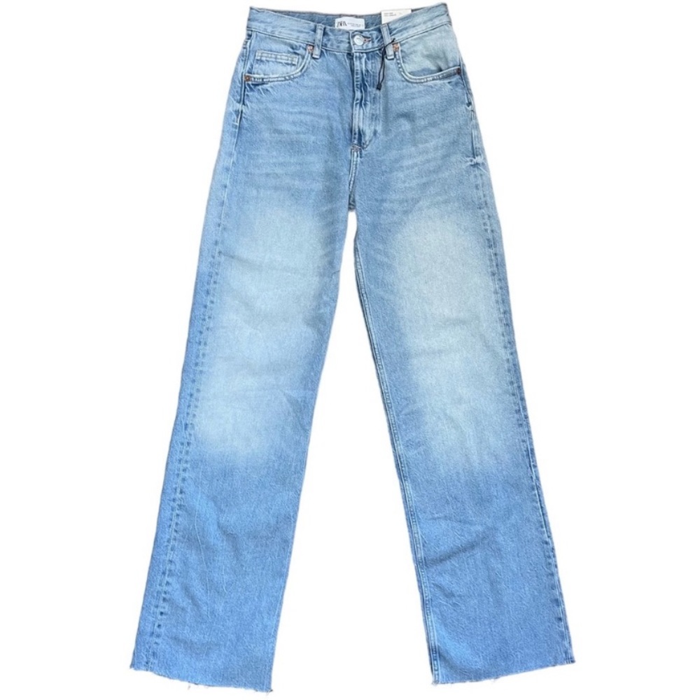 NWT Zara high rise wide leg jeans